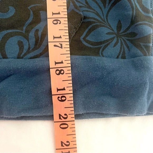 Peek Girls Floral Print Zip Up Hooded Jacket Size XL (10) Black/Light Blue - Picture 10 of 10